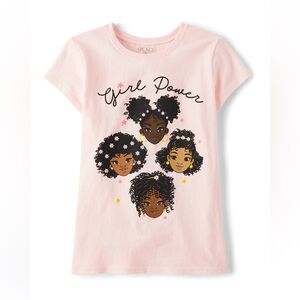 The Children’s Place Pink Girl Power Graphic Tee